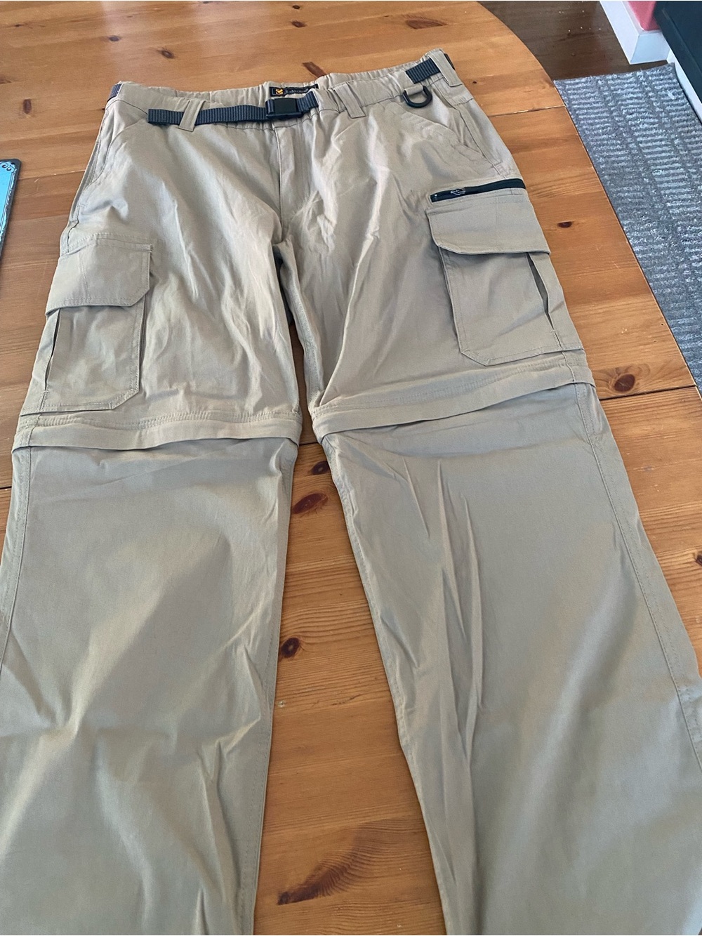 Men's Convertible Cargo Pants Never been worn
